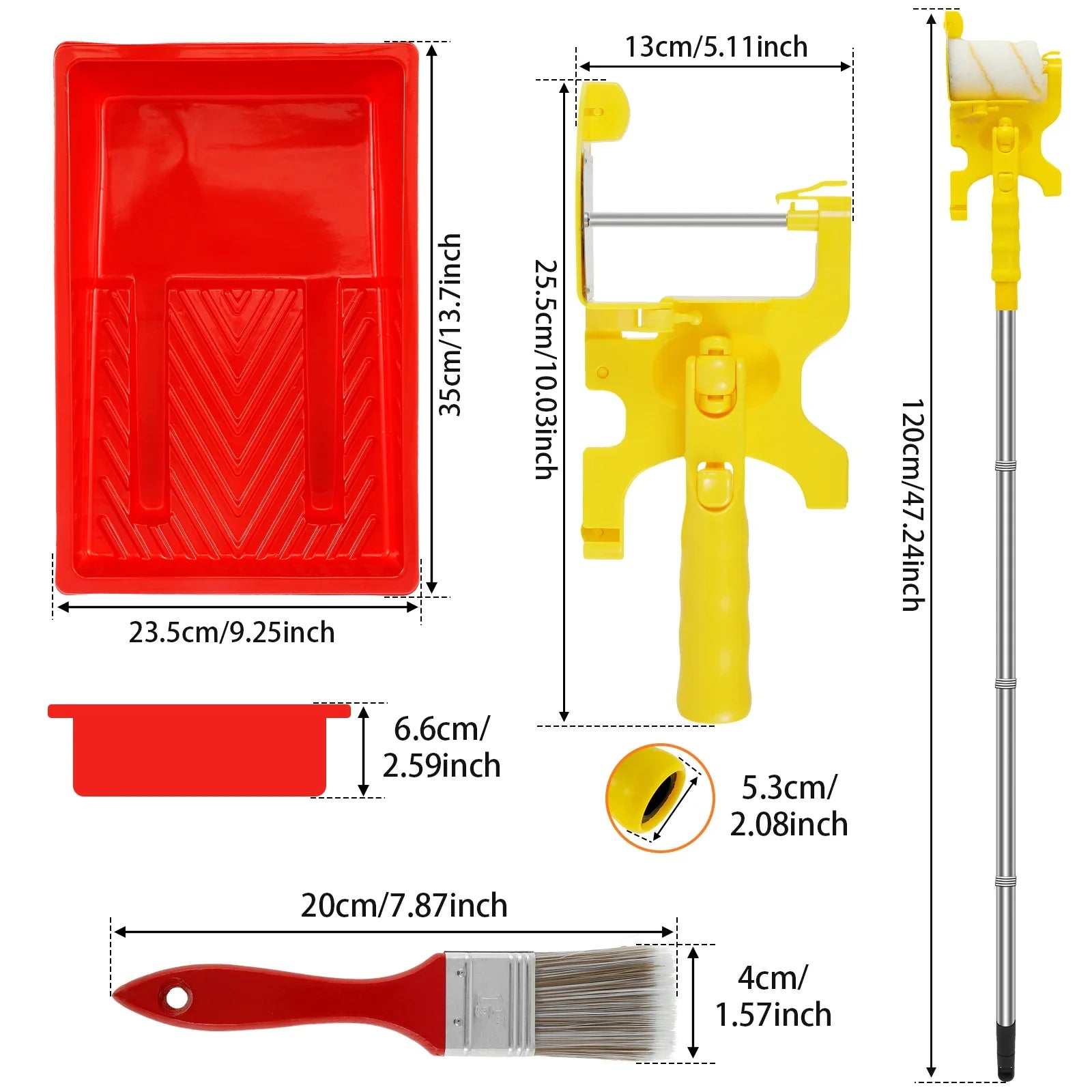Verfroller Kwast Kit
