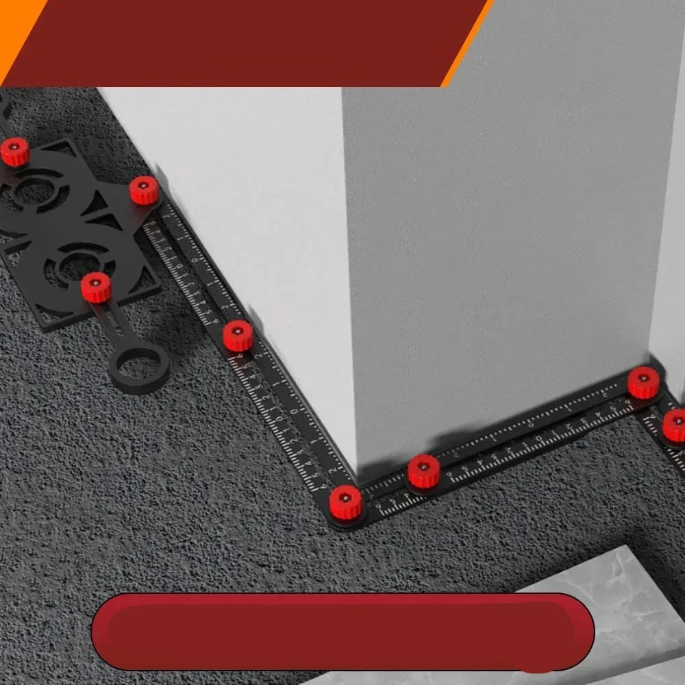 Aluminiumlegering Multihoeke Ruler