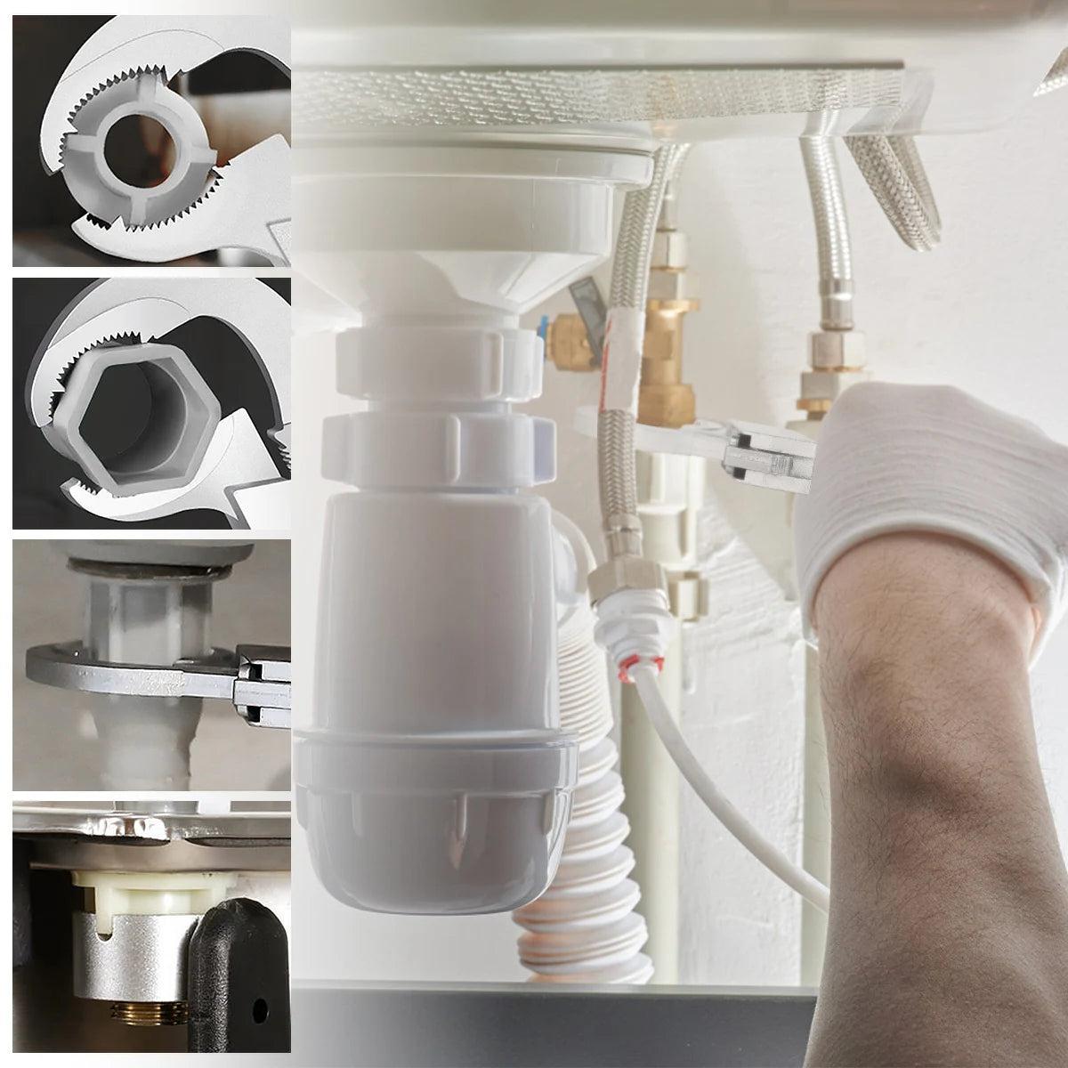 4-in-1 Multifunctionele Kraansleutel